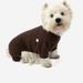 Leveret Dogs Solid Color Brown Pajamas - Brown - M