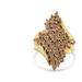 Haus of Brilliance 10KT Yellow Gold 1 Cttw Diamond Cluster Ring - Yellow - 6.5