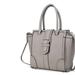 MKF Collection by Mia K Ilana Satchel Vegan Leather Womenâ€™s Handbag - Grey