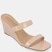 Journee Collection Women's Tru Comfort Foam Clover Wedge Sandals - Brown - 7