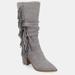 Journee Collection Women's Tru Comfort Foam Hartly Boot - Grey - 11