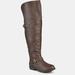 Journee Collection Journee Collection Women's Wide Calf Kane Boot - Brown - 9.5