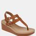 Journee Collection Women's Tru Comfort Foamâ„¢ Bianca Wedge Sandal - Brown - 9