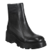 Naked Feet XENUS Platform Ankle Boots - Black