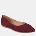 Journee Collection Women's Winslo Flat - Red - 8.5