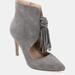 Journee Collection Women's Tru Comfort Foam Cameron Bootie - Grey - 7