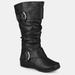 Journee Collection Journee Collection Women's Extra Wide Calf Paris Boot - Black - 7.5