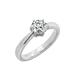 Diamonbliss Classic Round Solitaire Ring - Grey - CARAT: 1/SIZE: 8