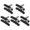 Fresh Fab Finds 5 Pairs V Bike Brake Pads Road Mountain Bicycle V-Brake Blocks Set 70mm Non-Slip V Bicycle Stop Caliper With Hex Nuts And Spacers