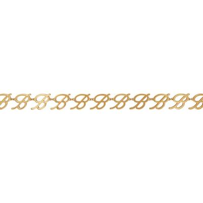 Gold Logo Chain Belt