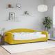 Divano Letto con Materasso,Sofa Soggiorno,Divano convertibile Giallo 100x200 cm in Velluto