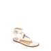 Tangie Snake Embossed Strappy Sandal