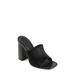 Deena Column Heel Genuine Calf Hair Sandal