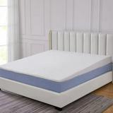 Acid Reflux Bed Wedge Mattress Topper For Sleeping - Gentle Incline Mattress Elevator With Gel-Infused Memory Foam Top To Elevate Head And Upper Body - Full (54 X 75 )