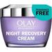 Olay Regenerist Night Recovery Cream Face Moisturizer Fragrance Free 1.7 oz