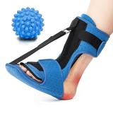 Plantar Fasciitis Night Splint: Plantar Fasciitis Brace with Massage Ball for Pain Relief Caused by Plantar Fasciitis Achilles Tendonitis Foot Drop Flat Arch Heel Spur | One Size for Women Men