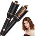 Auto Hair Curler for Medium-Length Hair Ceramic Auto Rotating Curling Wand Ionic Barrel with 1 Large Rotating Slot & 4 Temp Settings Auto Shut-Off