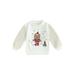 CenturyX Infant Xmas Sweatshirts Kids Informal Long Sleeve Jumpers Tops