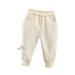 Itsun Toddler Sweatpants Boys Baby Boy Jogger Pants Toddlers and Baby Boys Pull-On Pants Kids Sport Jogger Casual Active Playwear Sweats Pants White 110