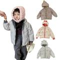 KYAIGUO Kids Toddler Winter Puffer Jacket for Boys Girls 1-6Y Baby Hooded down Jacket Coats Short Fashionable Kid Girls Lightweight Puffer down Jacket Outerwear