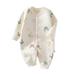 Itsun Boys Pajamas Toddler Fleece Pajamas Toddlers and Baby Boys Loose Fleece Footed Pajamas White 80