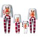 Fiomva Christmas Pajamas for Family Matching Pjs Santa Claus Sleepwear Xmas Pajamas for Baby Kids Pet Adults