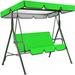 LINASHI Outdoor Swing Canopy Replacement Garden Swing Waterproof Canopy Replacement Simple Installation Uv-proof Outdoor Patio Swing Sun Shade Seat Cover Set