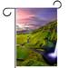 Waterfall Decorative Garden Flag Stream Flowing Forest Rocks Tree Hiking Double Sided House Flags for Outdoor Farmhouse Patio