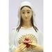 25 Inch Immaculate Heart Of Mary Mother Italian Statue Sculpture Made In Italy Indoor Outdoor Garden
