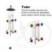 Wind Chimes Outdoors Decoration Pendent Colored Bells Metal Aluminum Butterfly Wind Chimes Hanging Garden Decorative Wind Chimes