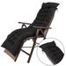 61x 19 Chair Cushion High Back Indoor Outdoor Patio Tufted Lounge Cushion Seat Pads Non Slip Rocking Chair Cushion with Ties