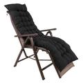 47x19 Inch Thickened Recliner Cushion Double-sided Usable Folding Chair Cushion Rocking Chair Cushion Lounge Chaise Cushion for Indoor Outdoor