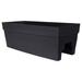 3527-36 Harmony Rail Planter Black