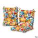 Havenside Home Aloha Outdoor Floral Chair Cushion (Set of 2) (Cushions Only) by aloha red