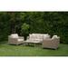 Devon & Claire Sienna Outdoor 4-pc Sling Seating Set Beige