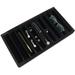 Jewelry & Sunglasses Organizer Stackable Tray Drawers Or Show Display (Black Velvet)