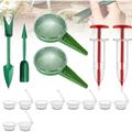 6 PCS Mini Seed Spreader 2024 New Mini Sowing Seed Dispenser Small Seed Planter Tool Manual Seedlings Dibber and Widger Set Seed Sower Spreader Handheld for Tiny Seeds (Set B)