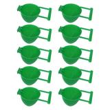 Water Bottle Accessories Food Containers 10 Pcs Bird Feeder Cage Parrot Feeding Bowl for