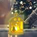 WZHXIN Lighted Christmas Decor Battery include Clear Led Lights Hanging Lantern Christmas Tree Pendant Novel Props Light for Xmas Party Home Decor Room Decor on Clearance