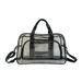 Aufmer Transparent Short Travel Bagâ”ƒ Sports Gym Bag Large Capacity Hand Luggage Swimming Bag Messenger Bagâ”ƒClear Vinyl Beach Bagâ”ƒ Ball Game Concert Clear Tote Shouldeâ�€2024 Upgrade