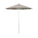 Magnolia Garden 7.5 Push Lift Aluminum/Fiberglass Umbrella with Olefin Fabric - Woven Granite