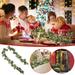 Deagia Holiday Products Clearance 180Cm Christmas Wreath Decoration Christmas Wreath Artificial G Reenery Wreath for Christmas Table Mantel Wall Home Decoration Sale Gifts