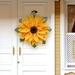 Apepal Home Decor Spring Flower Door Hanging Flower Wreath Bee Festival Flower Wreath Sunflower Wreath Welcome Sign At The Entrance Yellow One Size