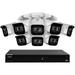 Lorex Fusion 4K (16 Camera Max) 4TB Wired NVR System with 8 IP Bullet Cameras