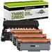 greencycle TN660 TN630 Toner Cartridge DR630 Drum Unit Set Compatible for Brother MFC-L2700DW HL-L2300D HL-L2320D HL-L2360DW MFC-L2740DW DCP-L2540DW Printer (3 Toner 1 Drum)