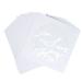 CD DVD Sleeves DVD CD Media Paper Envelop Sleeves Holder with Clear Window Close Flap White Pack of 100