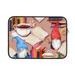 Bingfone Gnomes Books Tea Cups Laptop Sleeve Case 13 Inch 360Â° Protective Computer Carrying Bag