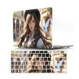 CatXQ Magical Girl Design Case for MacBook Pro 15 inch Retina 15 2012-2015 A1398 Hard Shell Case with Keyboard Cover - F