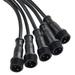 2 Pin Electrical Connector 22AWG IP65 Male Female Connector 7.87in/20cm Extension Cable for Car Truck Boat Indoor/Outdoor LED Strip Lights/String 15mm Nut Small Size 5 Pairs