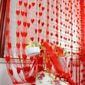 Outfmvch Shower Curtain Bathroom Decor Cute Room Window Rd Curtain Line Heart Door String Tassel Bathroom Products Bathroom Accessories